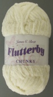 James C Brett - Flutterby Chunky - B4 Cream